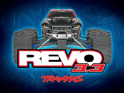 Traxxas Nitro Revo 1:8 TQi s BlueTooth RTR modré