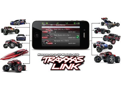 Traxxas Nitro Revo 1:8 TQi s BlueTooth RTR modré