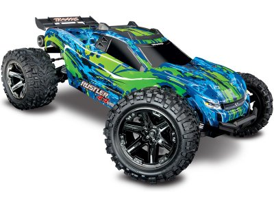 Traxxas Rustler 1:10 VXL 4WD TQi RTR červený