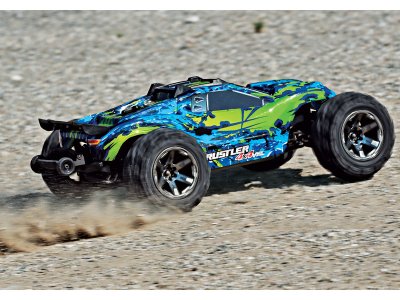 Traxxas Rustler 1:10 VXL 4WD TQi RTR červený