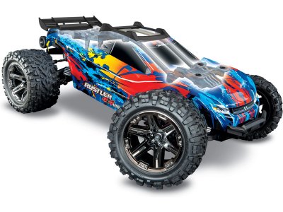 Traxxas Rustler 1:10 VXL 4WD TQi RTR červený