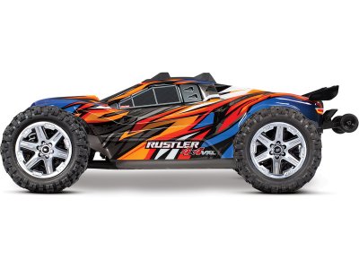 Traxxas Rustler 1:10 VXL 4WD TQi RTR červený