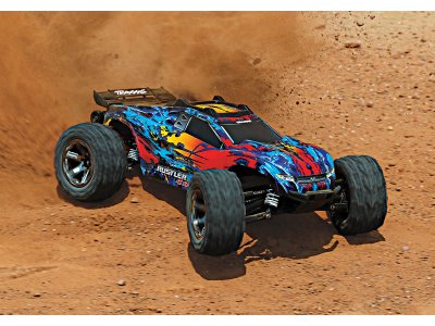 Traxxas Rustler 1:10 VXL 4WD TQi RTR červený