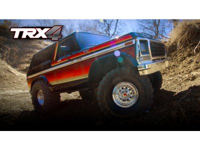 Traxxas TRX-4 Ford Bronco 1:10 TQi RTR červené