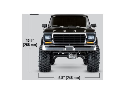 Traxxas TRX-4 Ford Bronco 1:10 TQi RTR červené