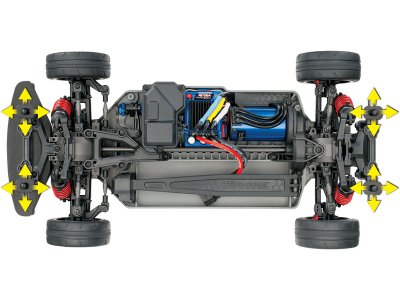 Traxxas podvozek 4-Tec 2.0 1:10 VXL TQi RTR