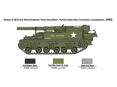 Italeri 7076 Samohybné dělo 1/