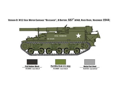 Italeri 7076 Samohybné dělo 1/