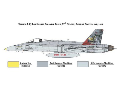 Italeri 1429 F/A 18 Hornet Swi