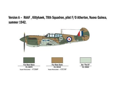 Italeri 2795 P-40E/K 1:48