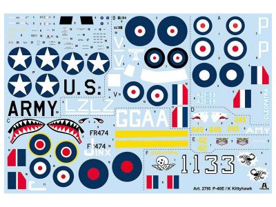 Italeri 2795 P-40E/K 1:48