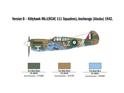 Italeri 2795 P-40E/K 1:48