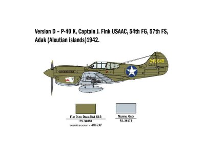 Italeri 2795 P-40E/K 1:48