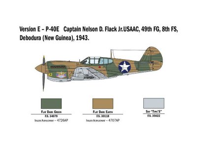 Italeri 2795 P-40E/K 1:48