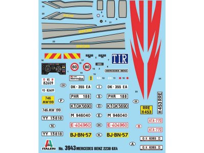 Italeri 3943 MB 2238 6x4 1:24