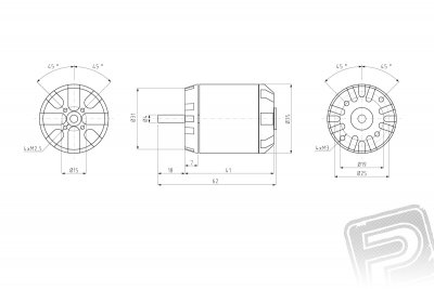 Combo set FOXY G3 C2820-1150 + FOXY G2 60A regulátor