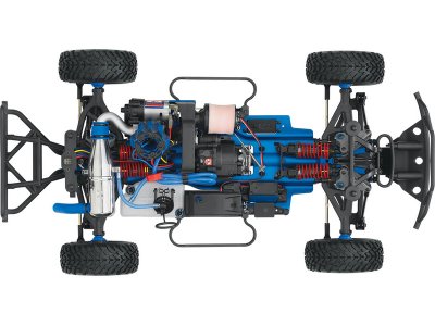 Traxxas Nitro Slayer 1:8 TQi RTR modrý