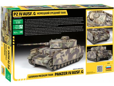 Zvezda 3674 Panzer IV G 1:35