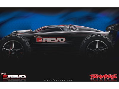 Traxxas E-Revo 1:16 RTR oranžové