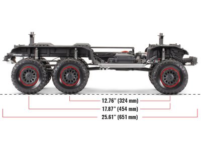 Traxxas TRX-6 Mercedes G 63 6x6 1:10 TQi RTR černý