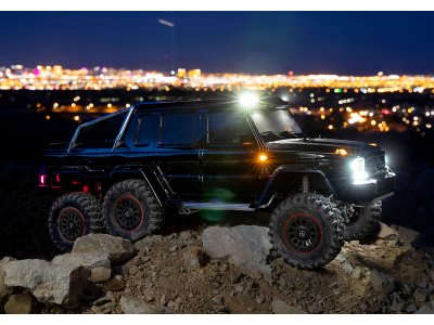 Traxxas TRX-6 Mercedes G 63 6x6 1:10 TQi RTR tmavě šedá metalíza