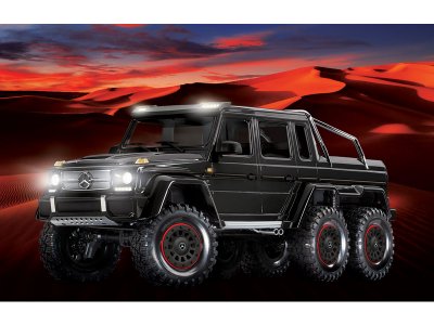 Traxxas TRX-6 Mercedes G 63 6x6 1:10 TQi RTR tmavě šedá metalíza