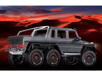Traxxas TRX-6 Mercedes G 63 6x6 1:10 TQi RTR tmavě šedá metalíza