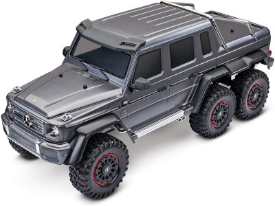 Traxxas TRX-6 Mercedes G 63 6x6 1:10 TQi RTR tmavě šedá metalíza