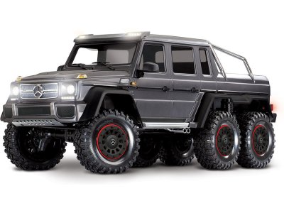 Traxxas TRX-6 Mercedes G 63 6x6 1:10 TQi RTR tmavě šedá metalíza