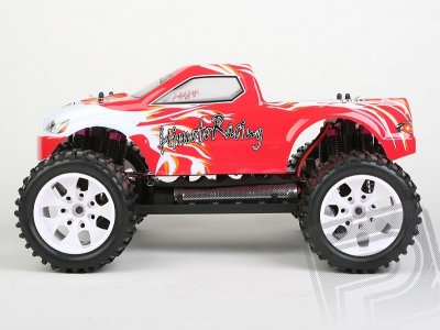 HiMOTO Monster Truck EMXT-1 1:10 elektro RTR set 2,4GHz červená