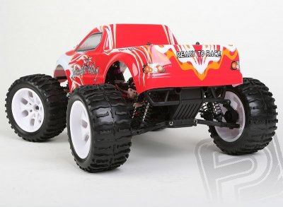 HiMOTO Monster Truck EMXT-1 1:10 elektro RTR set 2,4GHz červená