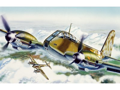 Italeri 074 Me.410 Hornisse