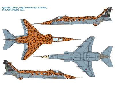 Italeri 1357 Jaguar Gr.3