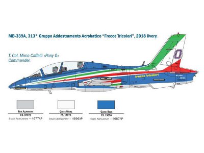 Italeri 1418 MB-339A Livery