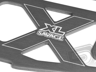 Tuning šasi sada (Savage XL/šedé)