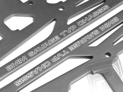 Tuning šasi sada (Savage XL/šedé)