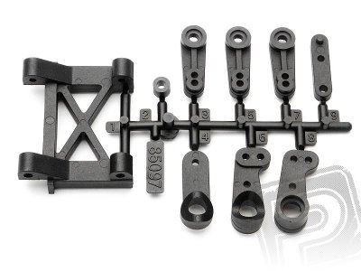 Centrální držák serva a servo páka