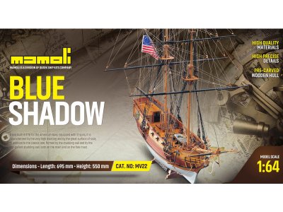 MAMOLI Blue Shadow briga 1778 1:64 kit