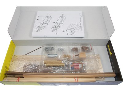 MAMOLI Blue Shadow briga 1778 1:64 kit