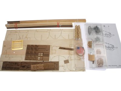 MAMOLI Blue Shadow briga 1778 1:64 kit