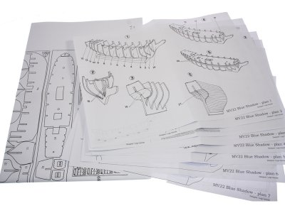 MAMOLI Blue Shadow briga 1778 1:64 kit