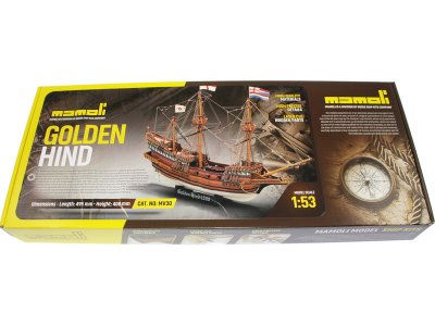 MAMOLI Golden Hind 1577 1:53 kit