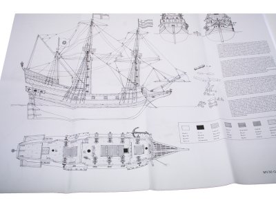 MAMOLI Golden Hind 1577 1:53 kit