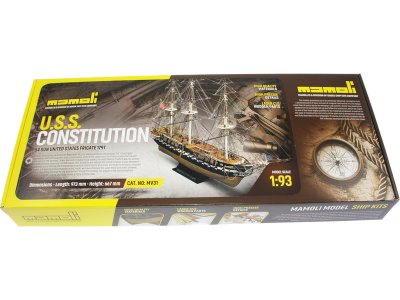 MAMOLI USS Constitution příčný řez 1:93