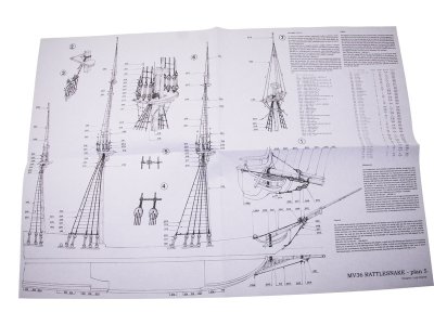 MAMOLI Rattlesnake 1779 1:64 kit