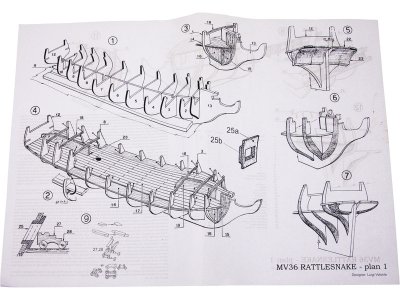 MAMOLI Rattlesnake 1779 1:64 kit