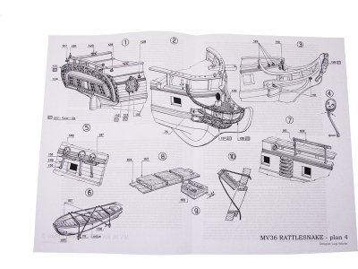 MAMOLI Rattlesnake 1779 1:64 kit