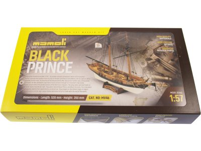 MAMOLI Black Prince 1774 1:57 kit