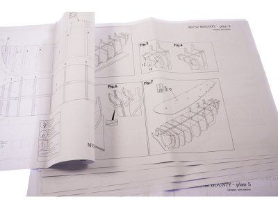 MAMOLI H.M.S. Bounty 1787 1:100 kit