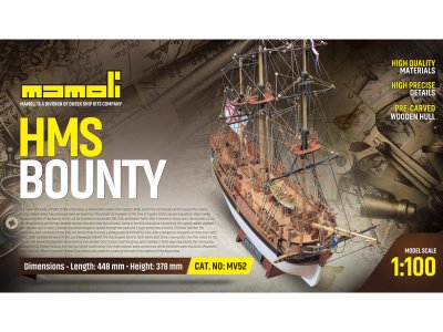 MAMOLI H.M.S. Bounty 1787 1:100 kit